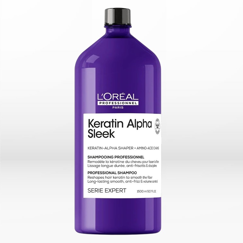L΄Oreal Professionnel Serie Expert Keratin Alpha Sleek Shampoo 1500ml