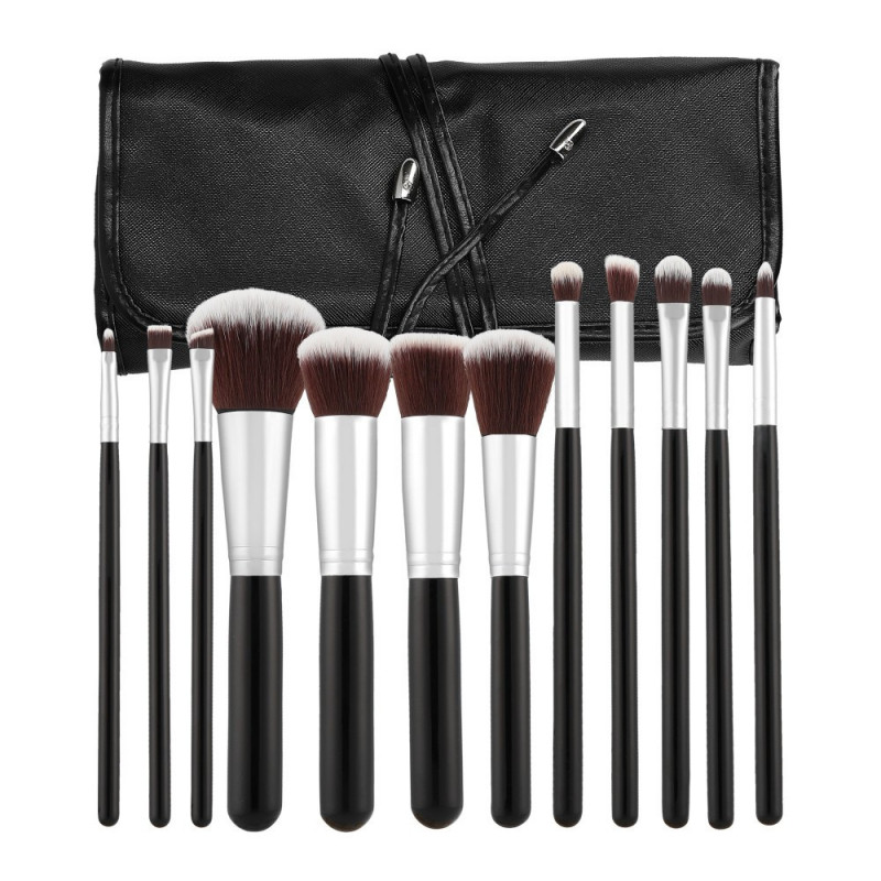 t4b-makeup-brush-kabuki-black-12pcs-set